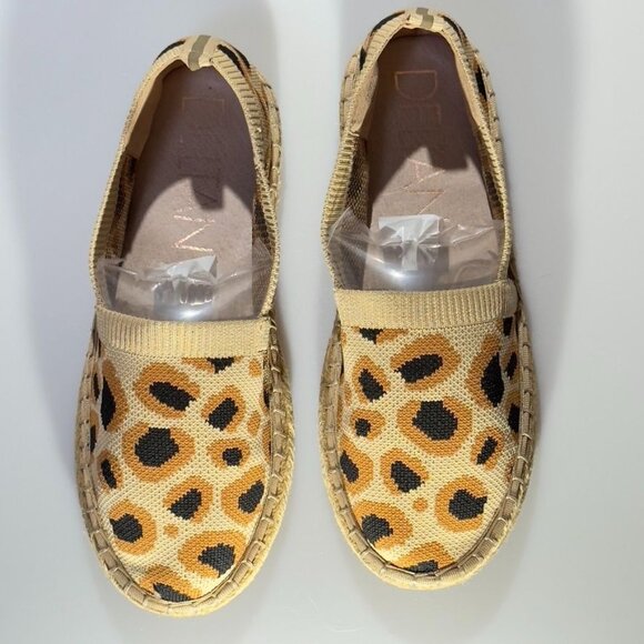 DELTAN Hensley Women's Leopard Print Espadrille Slip-On Shoes Textile Size 9M - Picture 3 of 11